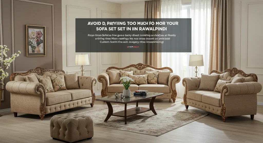 Avoid Paying Too Much for Your Sofa Set in Rawalpindi
