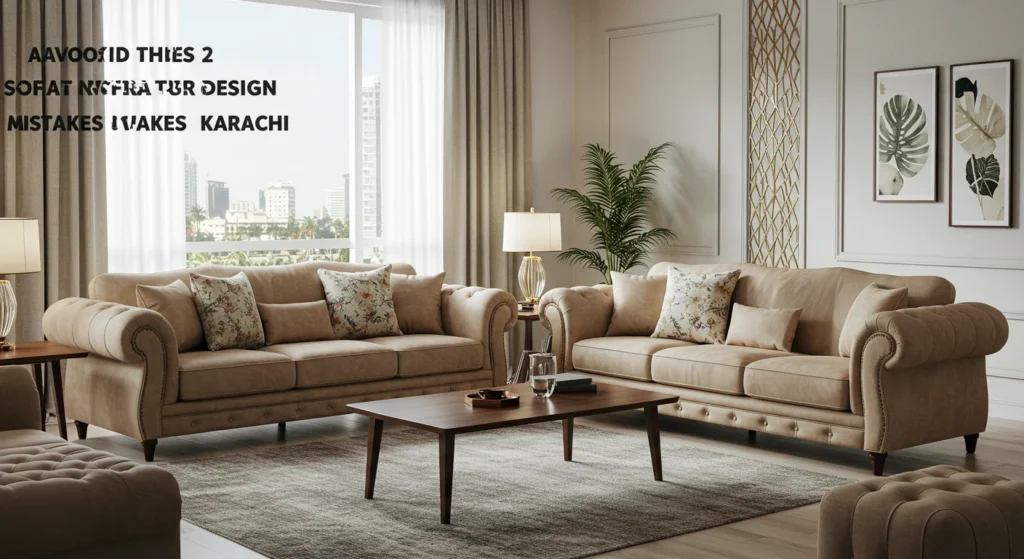 Avoid These Modern Sofa Design Mistakes in Karachi
