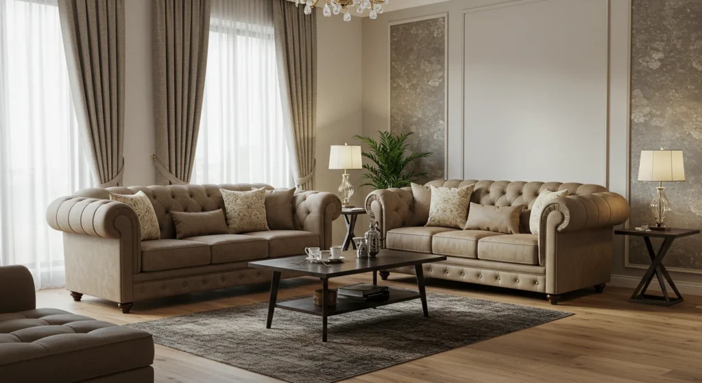 My Custom Chesterfield Sofa Journey for My Lahore Home