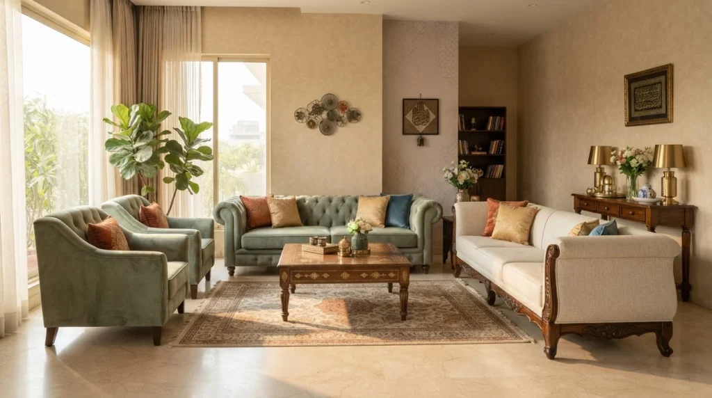 How to Arrange Drawing Room Sofa Sets and Furniture Layouts