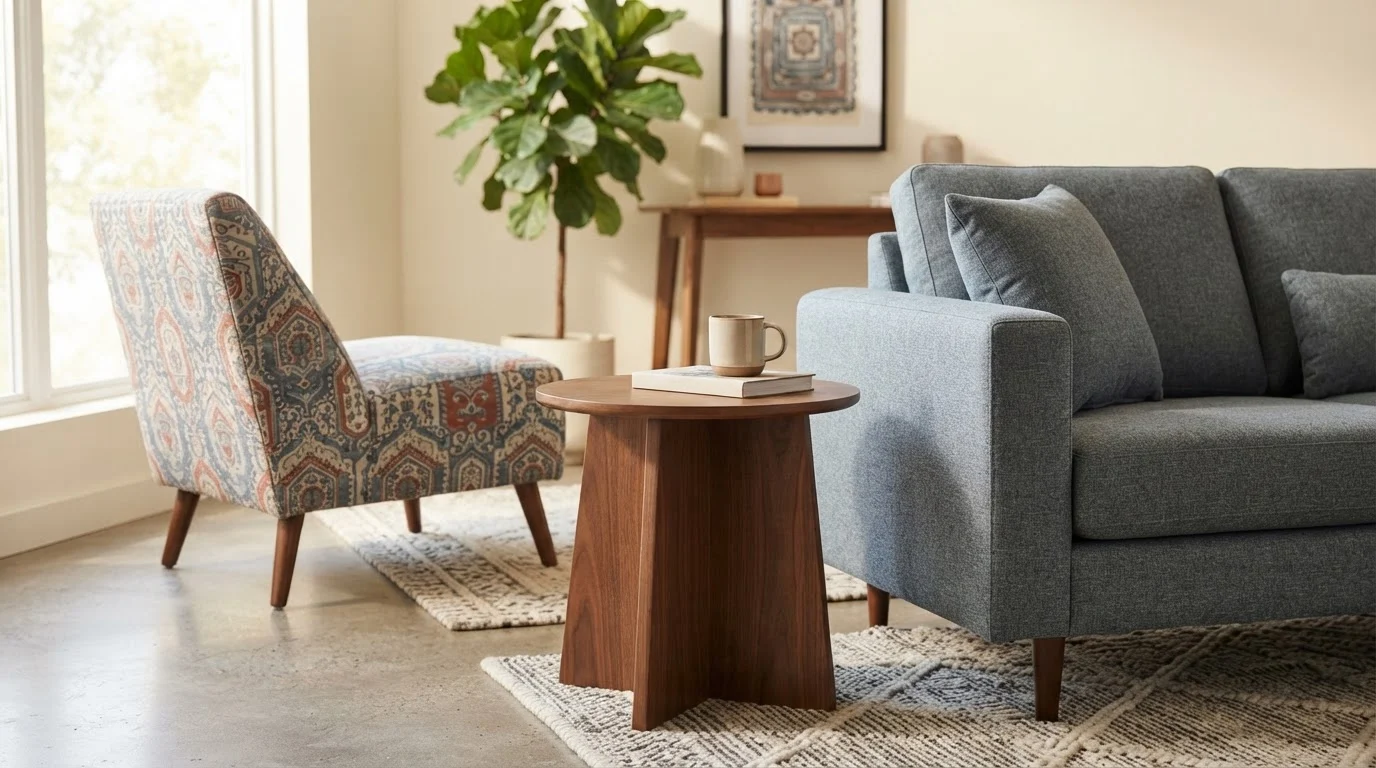 Living Room Accent Chairs and Tables