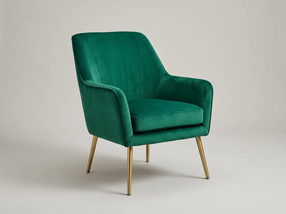 Velvet Accent Chair - L-shape sofa price in Pakistan, Gujrat