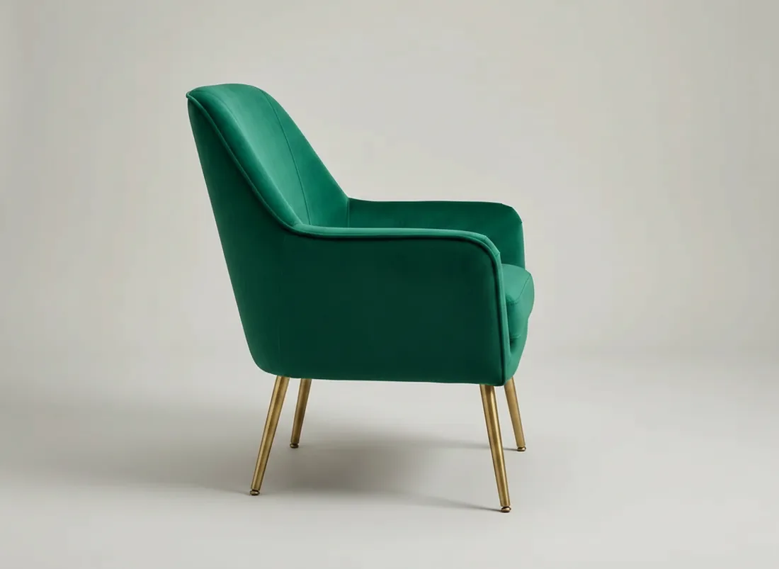 Velvet Accent Chair view 2 - Gujrat, Pakistan