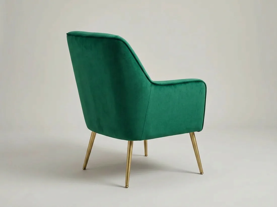 Velvet Accent Chair view 3 - Gujrat, Pakistan