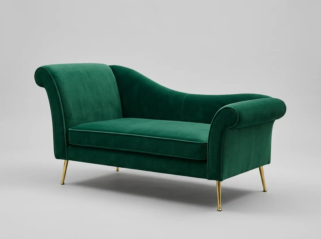 Velvet Chaise Lounge - L-shape sofa price in Pakistan, Gujrat