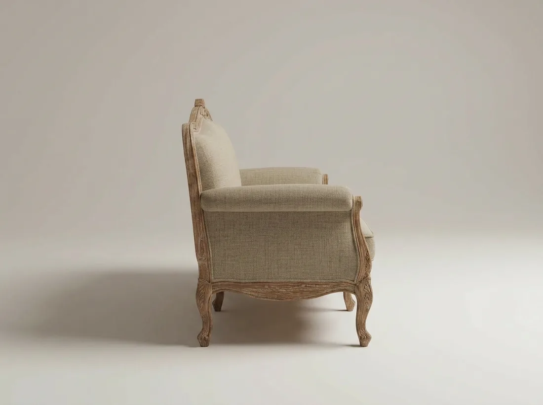 Antique-Finish Carved Sofa view 2 - Gujrat, Pakistan