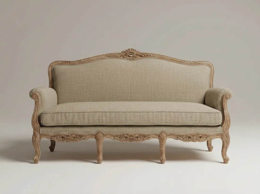 Antique-Finish Carved Sofa view 4 - Gujrat, Pakistan