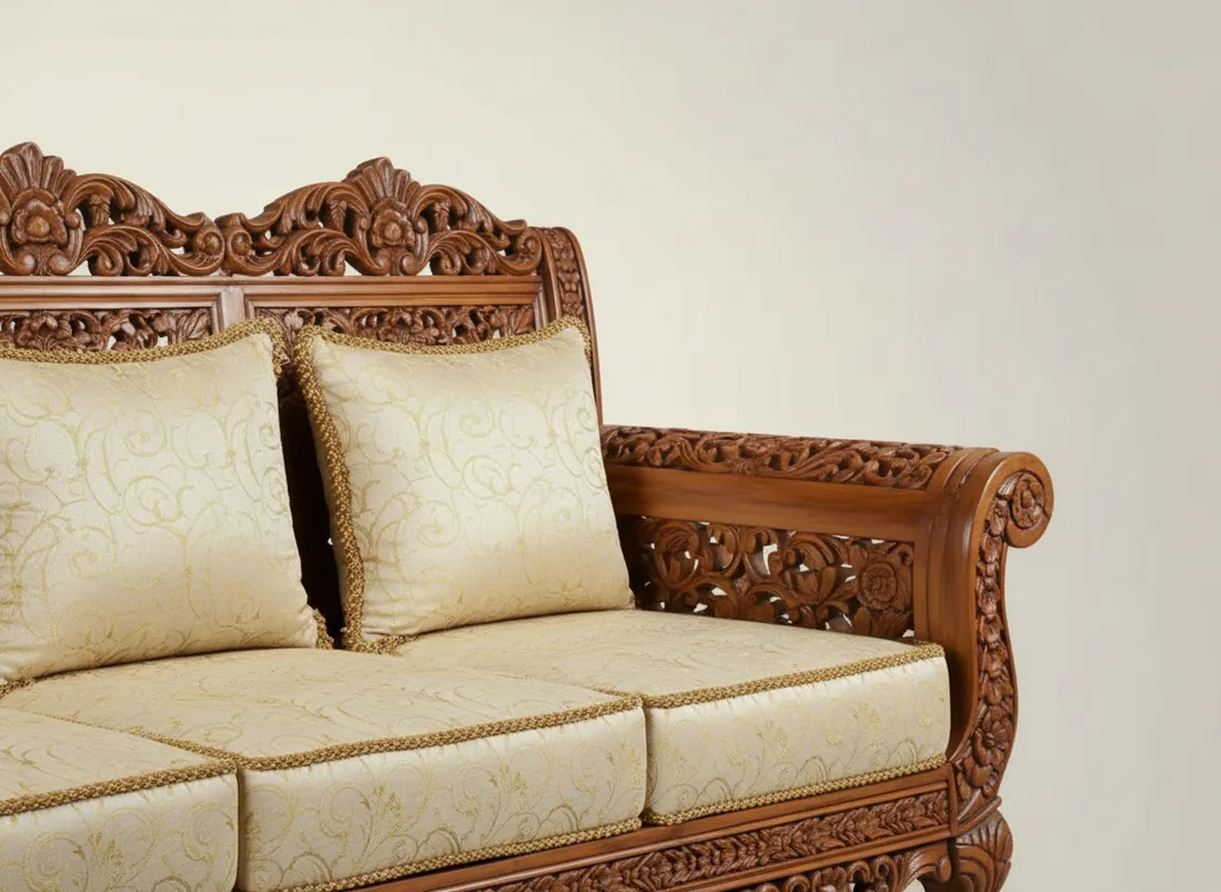 Hand-Carved 7-Seater Set view 5 - Gujrat, Pakistan