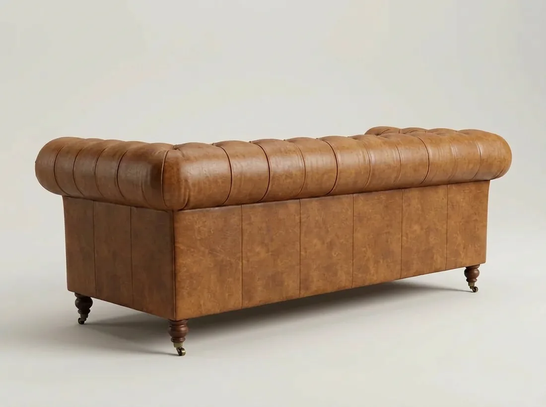 Leather Chesterfield Sofa view 3 - Gujrat, Pakistan