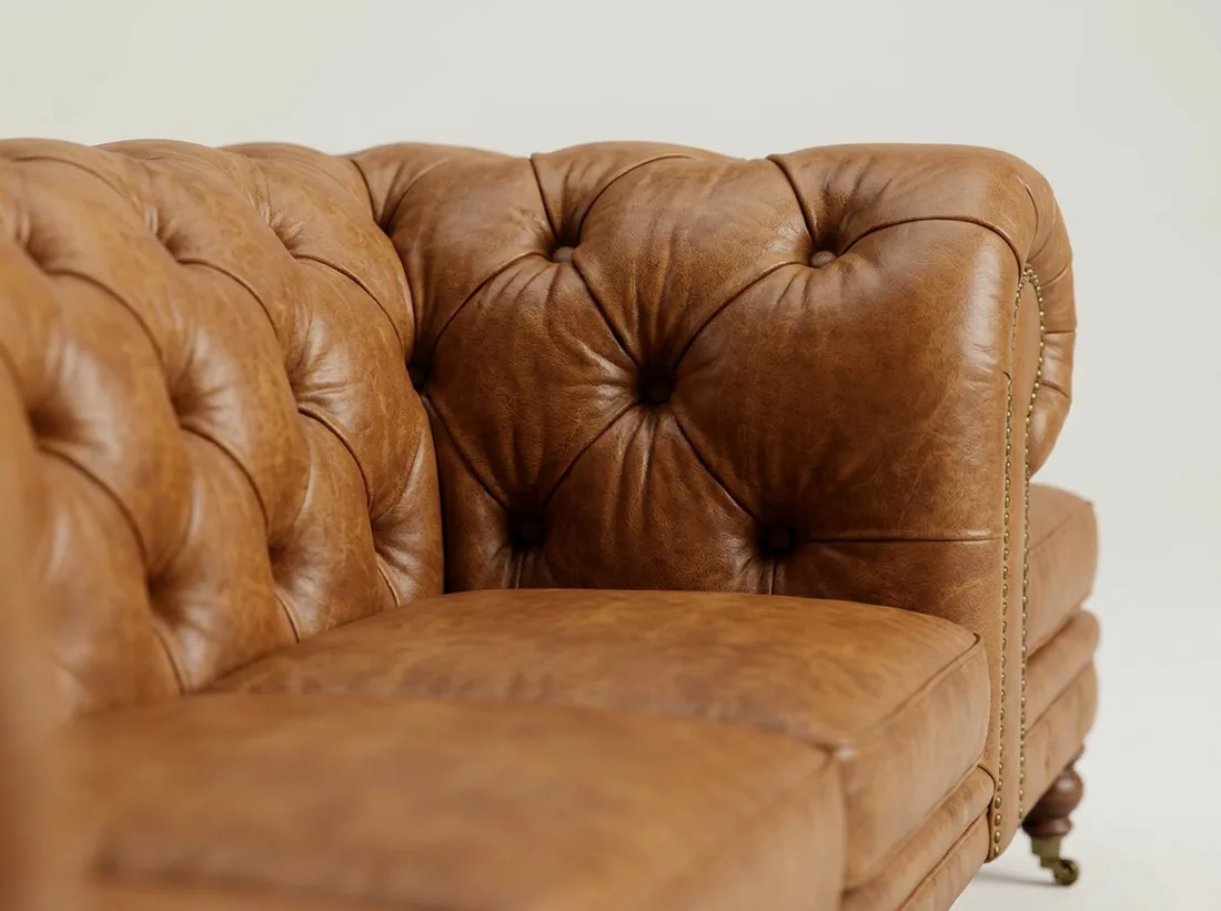 Leather Chesterfield Sofa view 5 - Gujrat, Pakistan