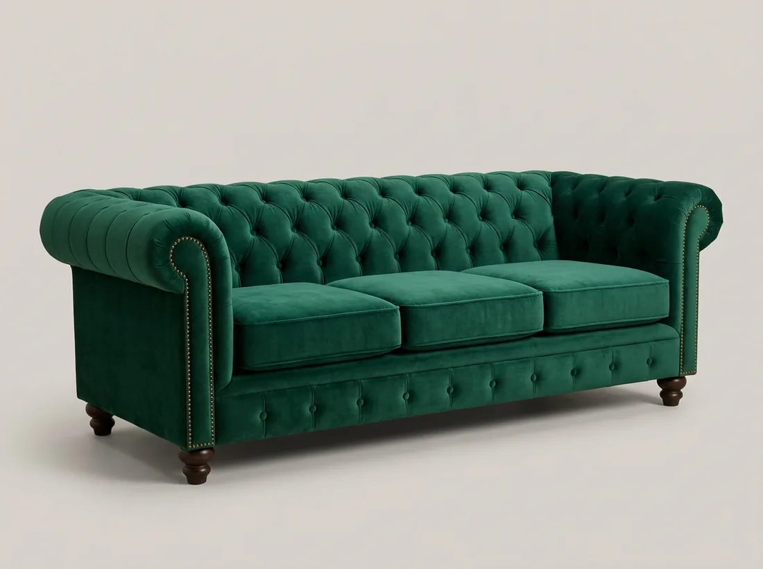 Chesterfield Tufted Sofa - L-shape sofa price in Pakistan, Gujrat
