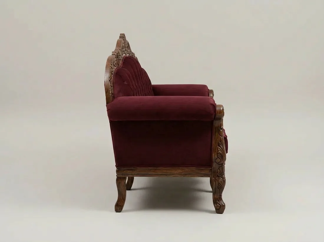 Classic Chinyoti Carved Sofa view 2 - Gujrat, Pakistan