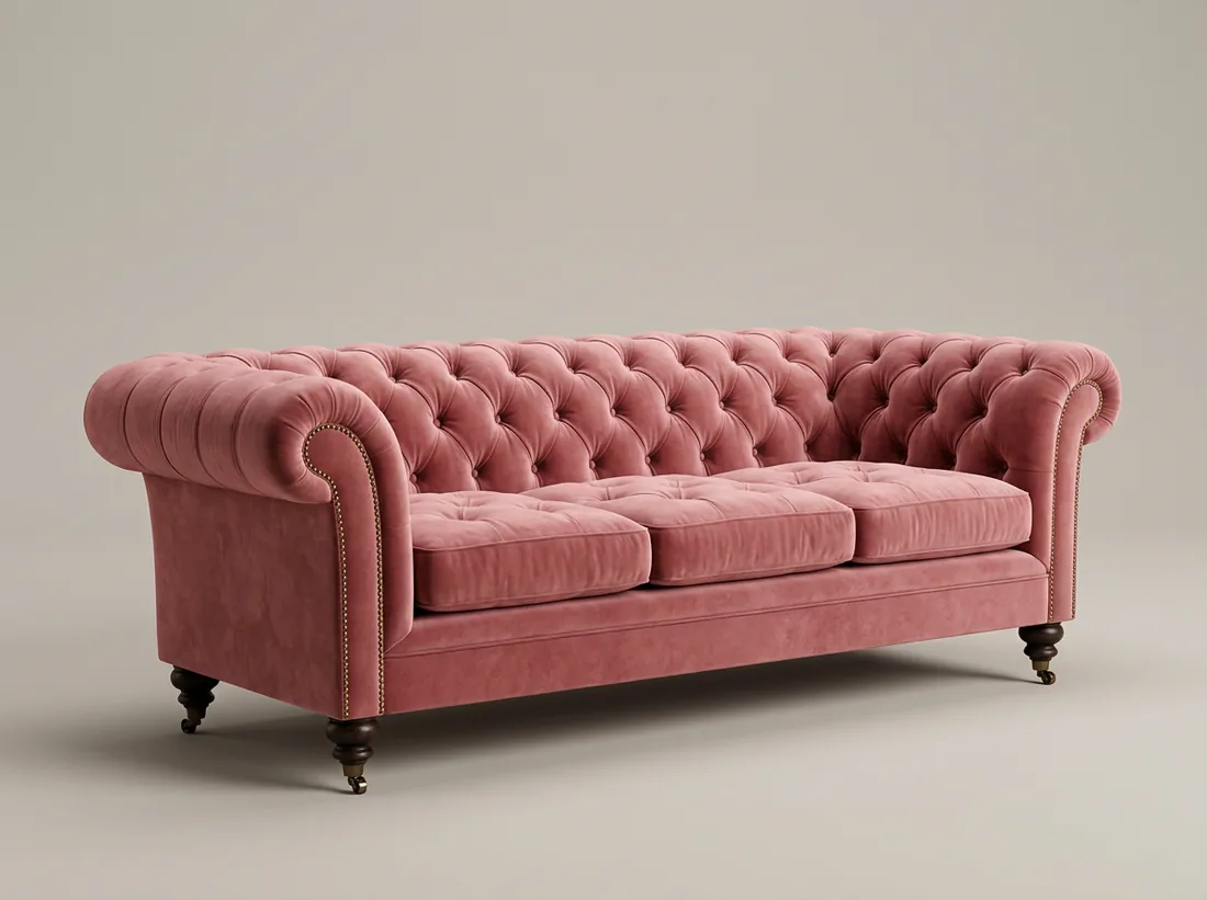 Velvet Chesterfield Sofa - L-shape sofa price in Pakistan, Gujrat