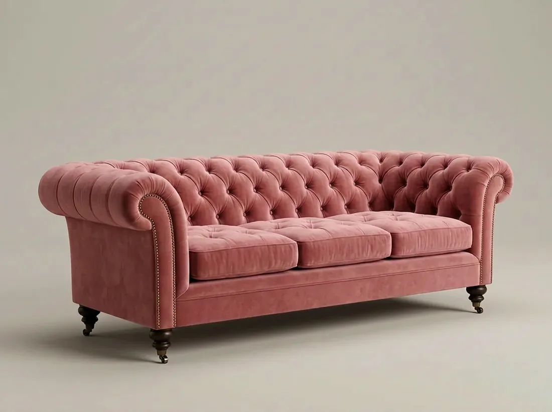Velvet Chesterfield Sofa view 3 - Gujrat, Pakistan