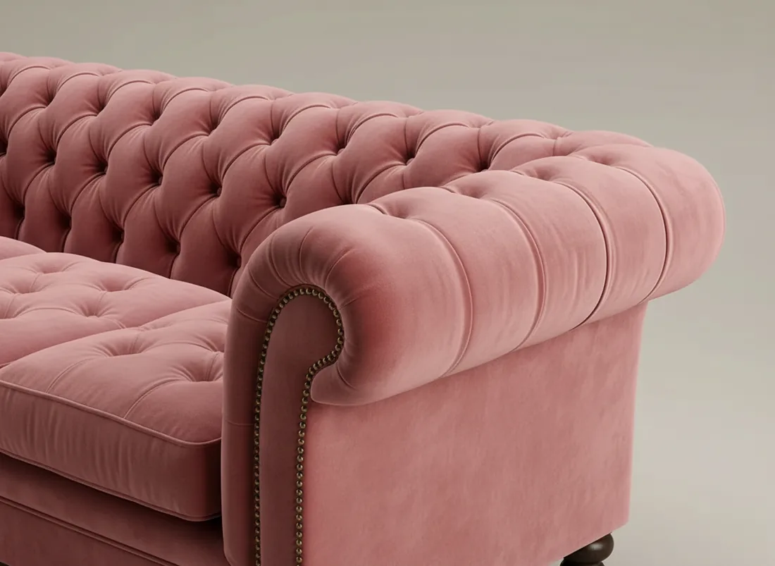 Velvet Chesterfield Sofa view 5 - Gujrat, Pakistan