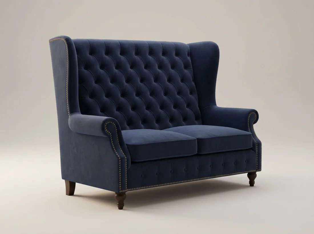 Wingback Chesterfield Sofa view 3 - Gujrat, Pakistan