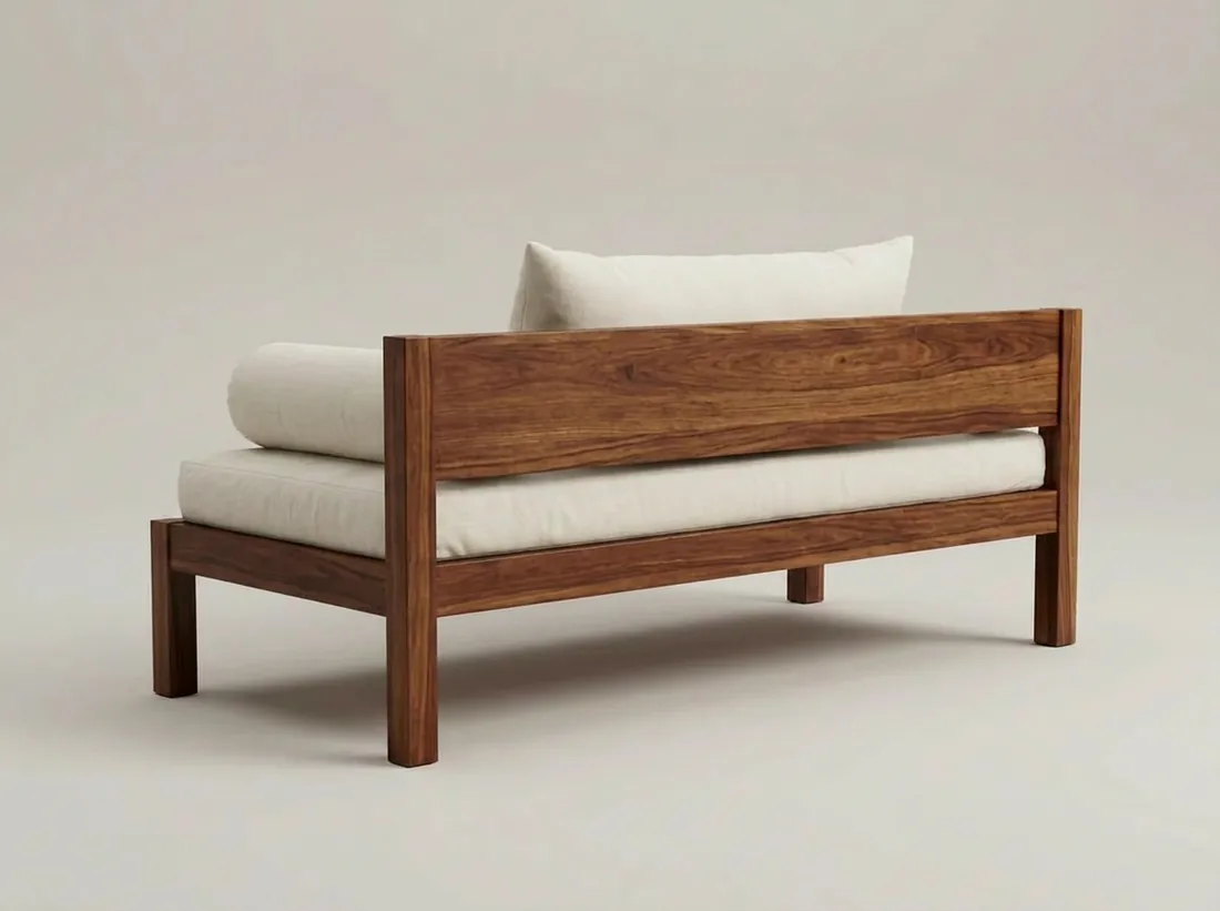 Plain Wooden Dewan view 3 - Gujrat, Pakistan