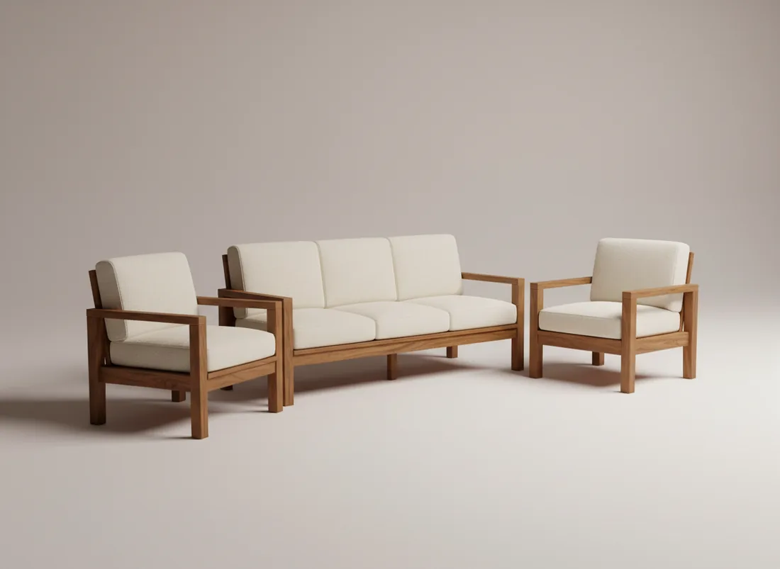 Wooden Drawing Room Set - L-shape sofa price in Pakistan, Gujrat