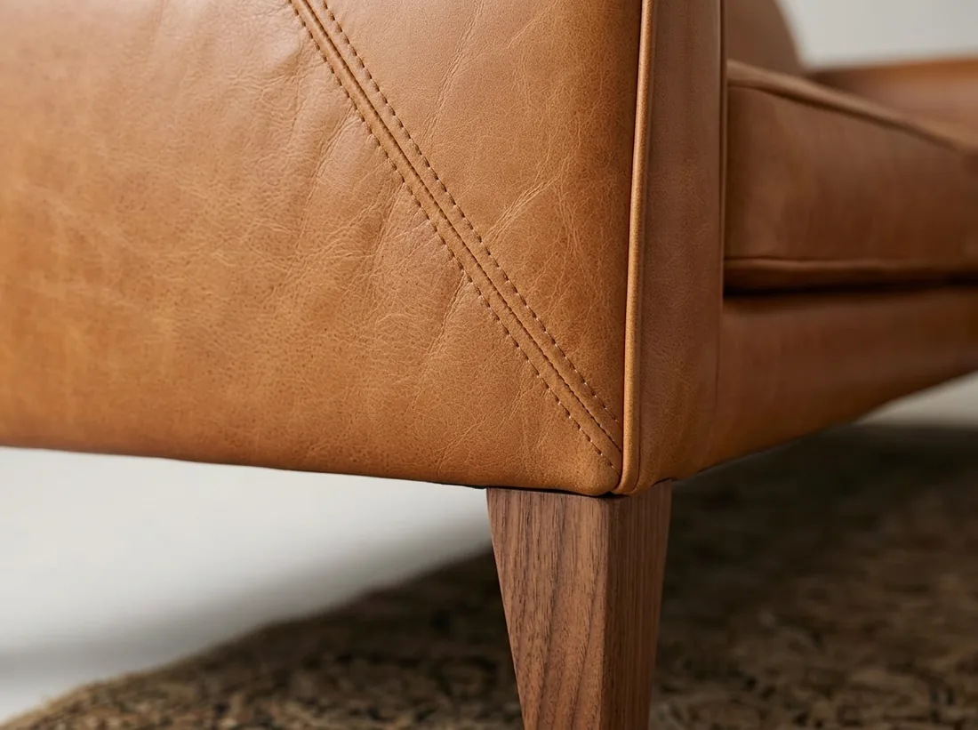 Premium Leather L-Shape Sofa view 5 - Gujrat, Pakistan
