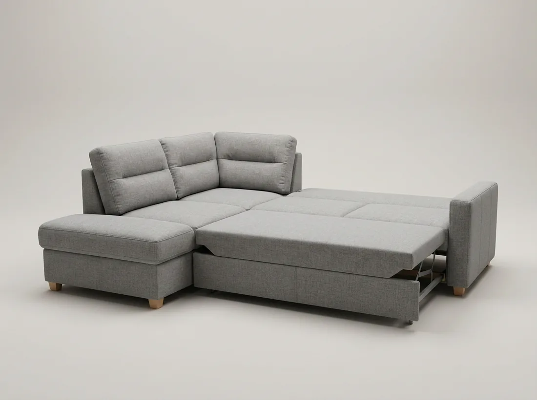 Convertible Sectional Sofa-Bed - L-shape sofa price in Pakistan, Gujrat