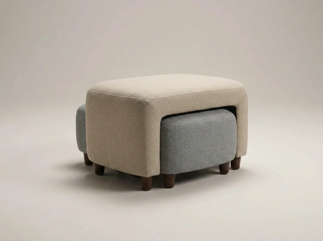 Nesting Ottoman Set view 3 - Gujrat, Pakistan