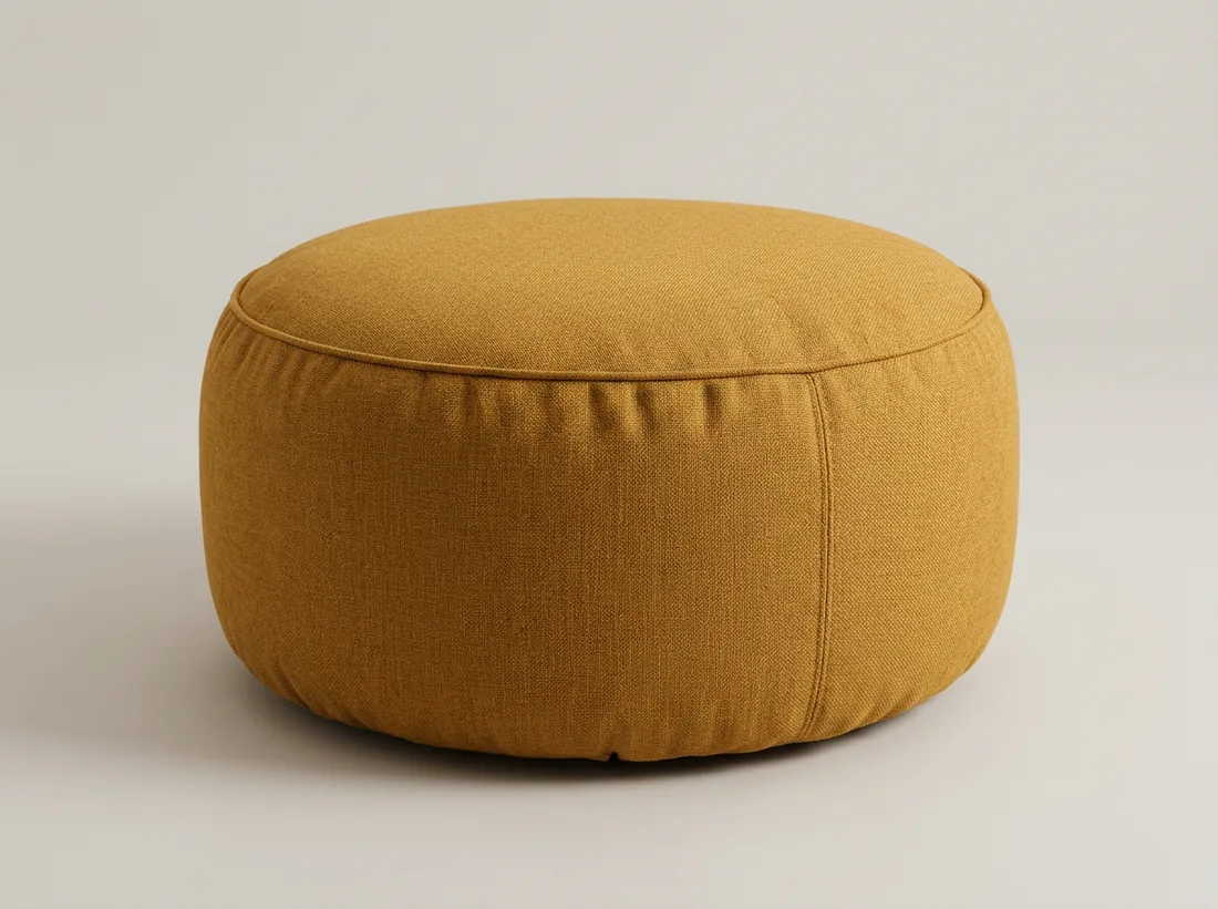 Round Pouf - L-shape sofa price in Pakistan, Gujrat