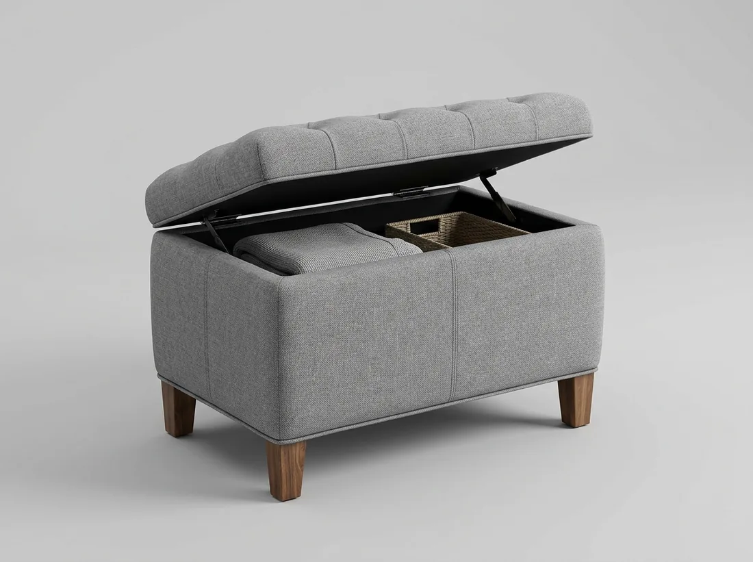Storage Ottoman - L-shape sofa price in Pakistan, Gujrat