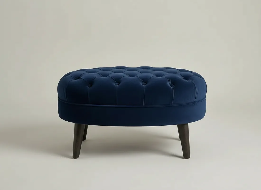 Tufted Ottoman view 2 - Gujrat, Pakistan