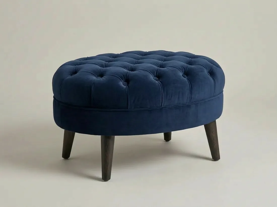 Tufted Ottoman view 3 - Gujrat, Pakistan