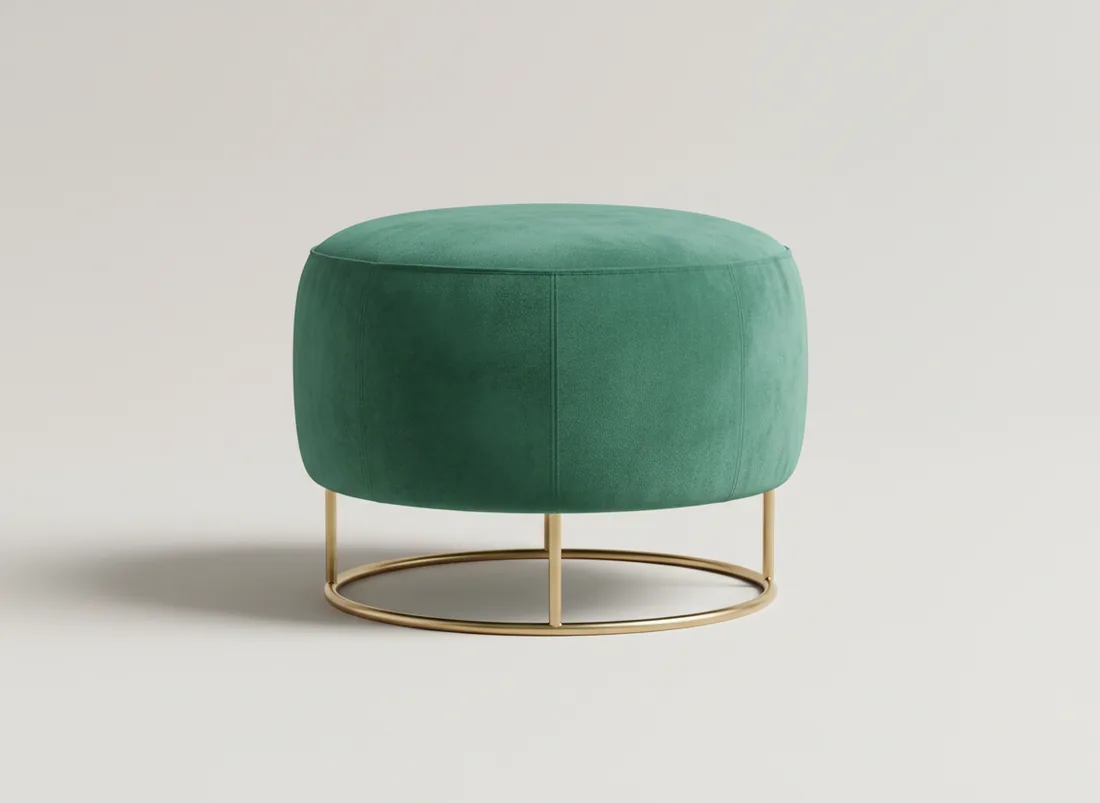 Velvet Pouf - L-shape sofa price in Pakistan, Gujrat