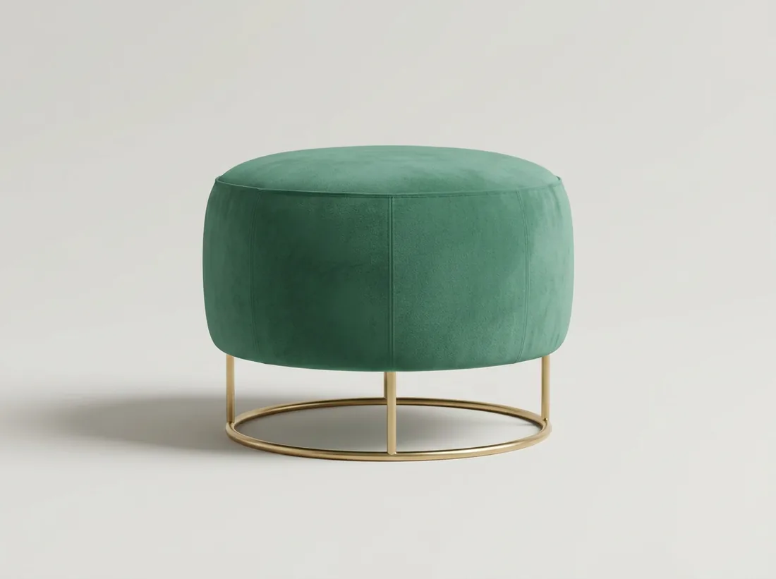 Velvet Pouf view 2 - Gujrat, Pakistan