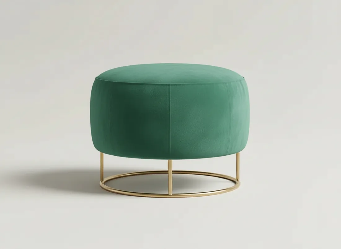 Velvet Pouf view 3 - Gujrat, Pakistan