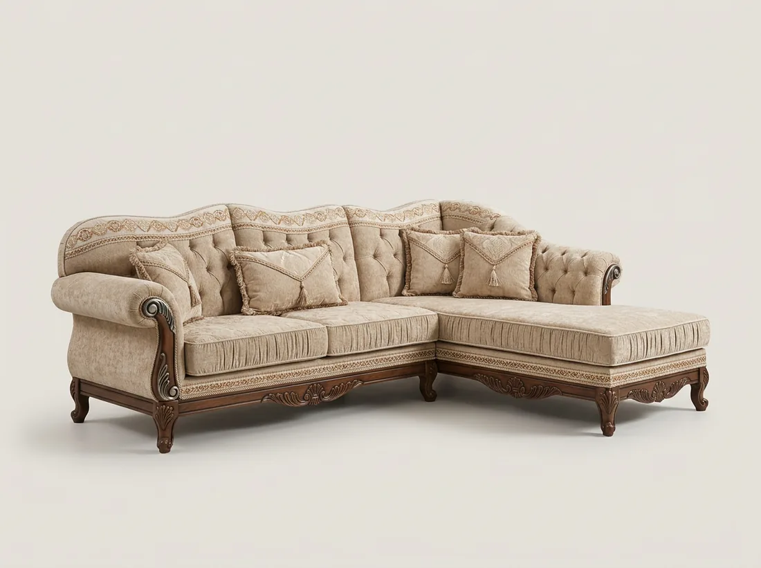 Turkish L-Shape Corner Sofa - L-shape sofa price in Pakistan, Gujrat