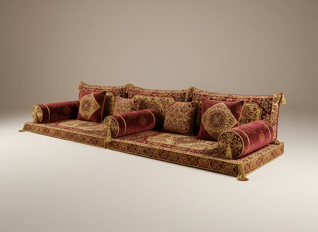 Turkish Majlis Seating - L-shape sofa price in Pakistan, Gujrat