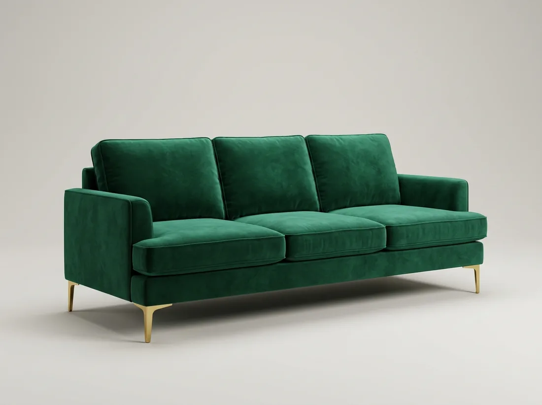 Royal Velvet 3-Seater Sofa - L-shape sofa price in Pakistan, Gujrat