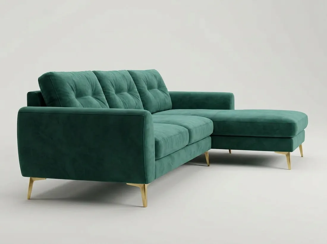 Velvet L-Shape Sectional view 2 - Gujrat, Pakistan