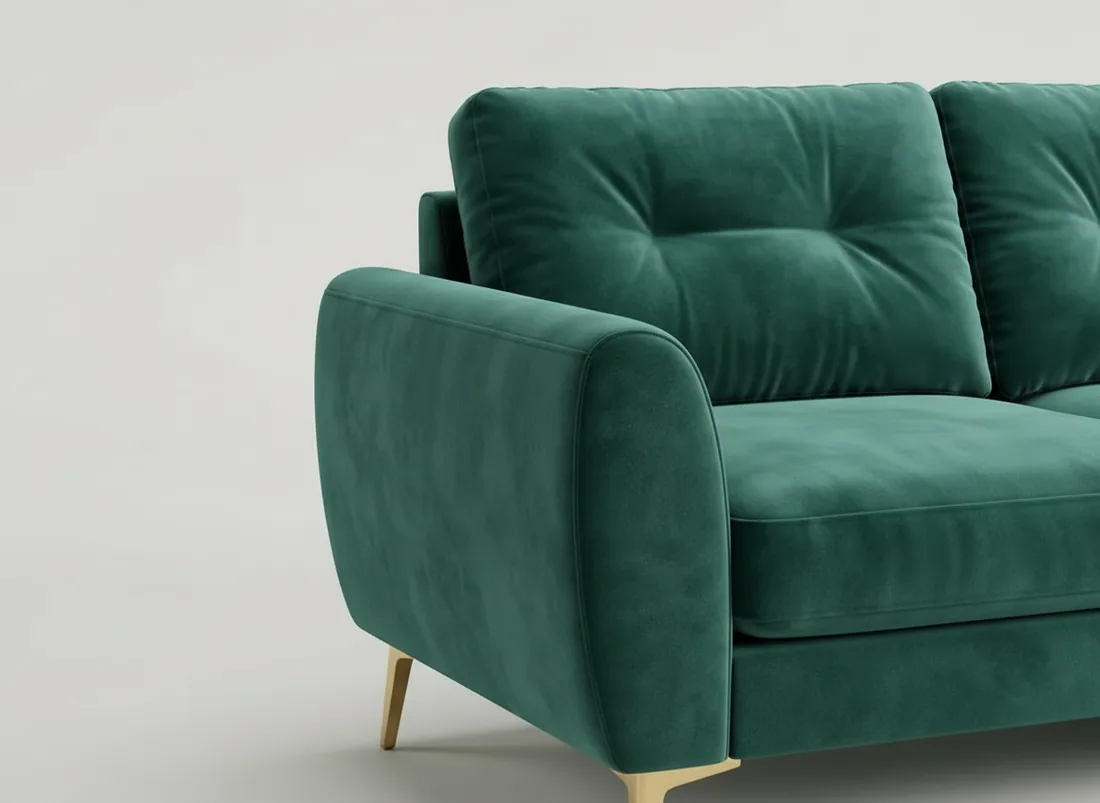 Velvet L-Shape Sectional view 5 - Gujrat, Pakistan