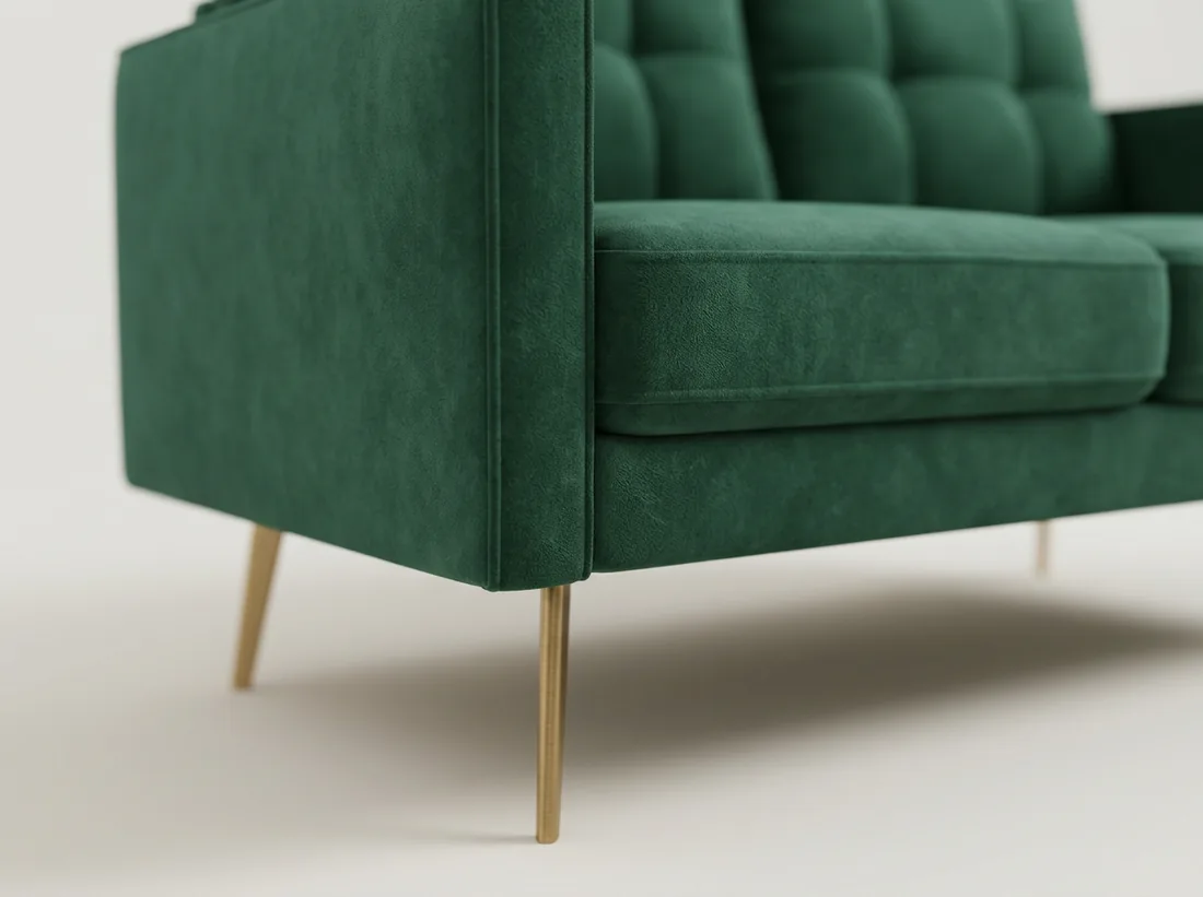 Velvet 2-Seater Loveseat view 5 - Gujrat, Pakistan