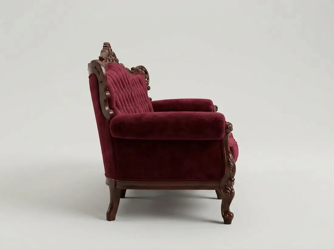 Classic Victorian Sofa view 2 - Gujrat, Pakistan