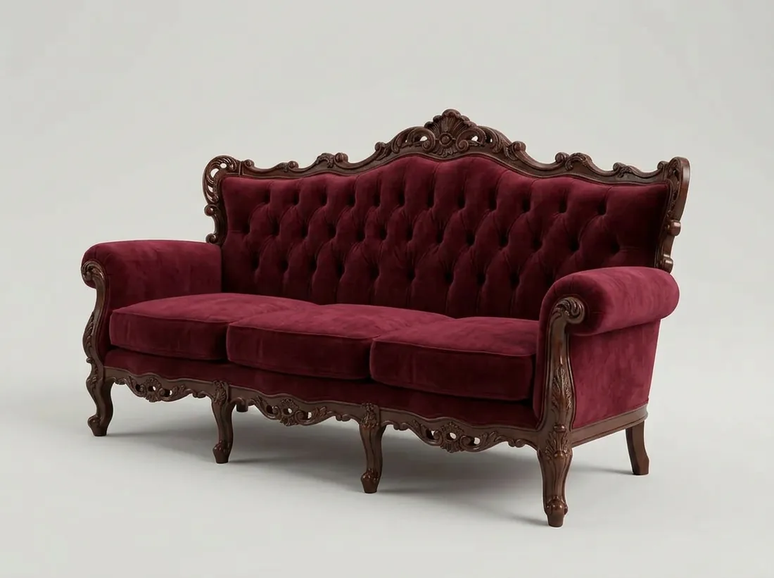 Classic Victorian Sofa view 3 - Gujrat, Pakistan