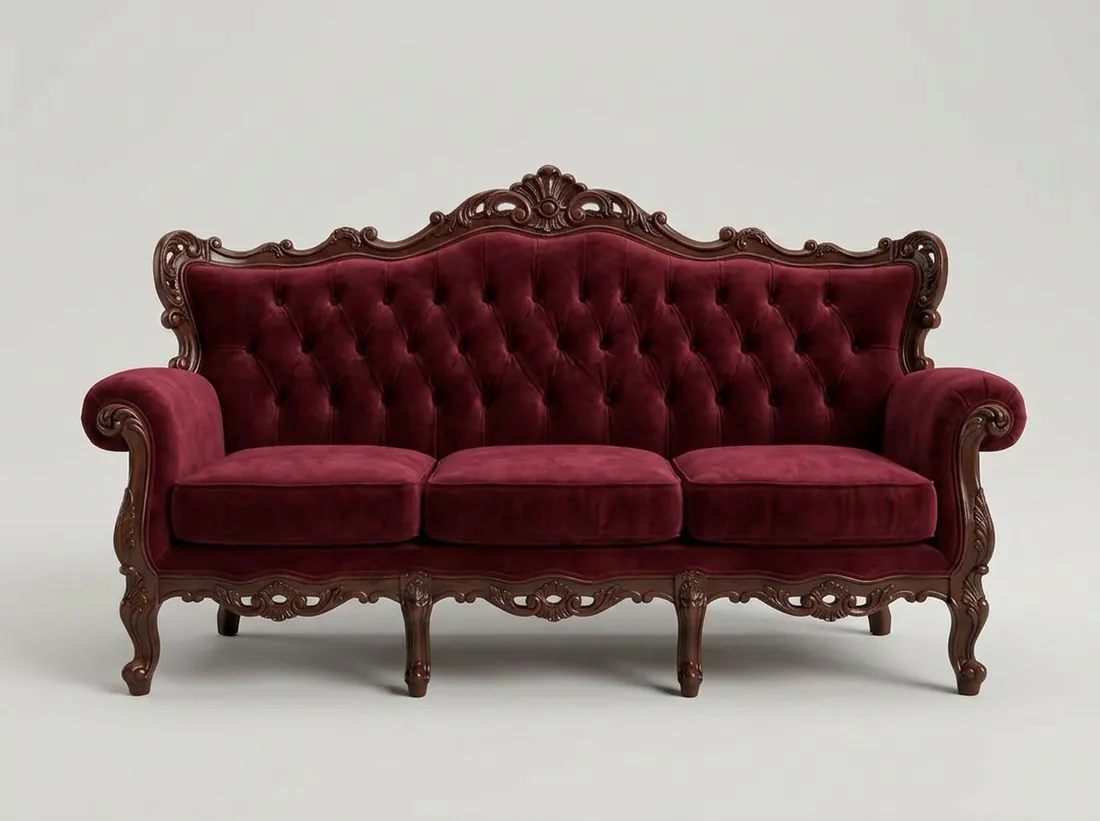 Classic Victorian Sofa view 4 - Gujrat, Pakistan