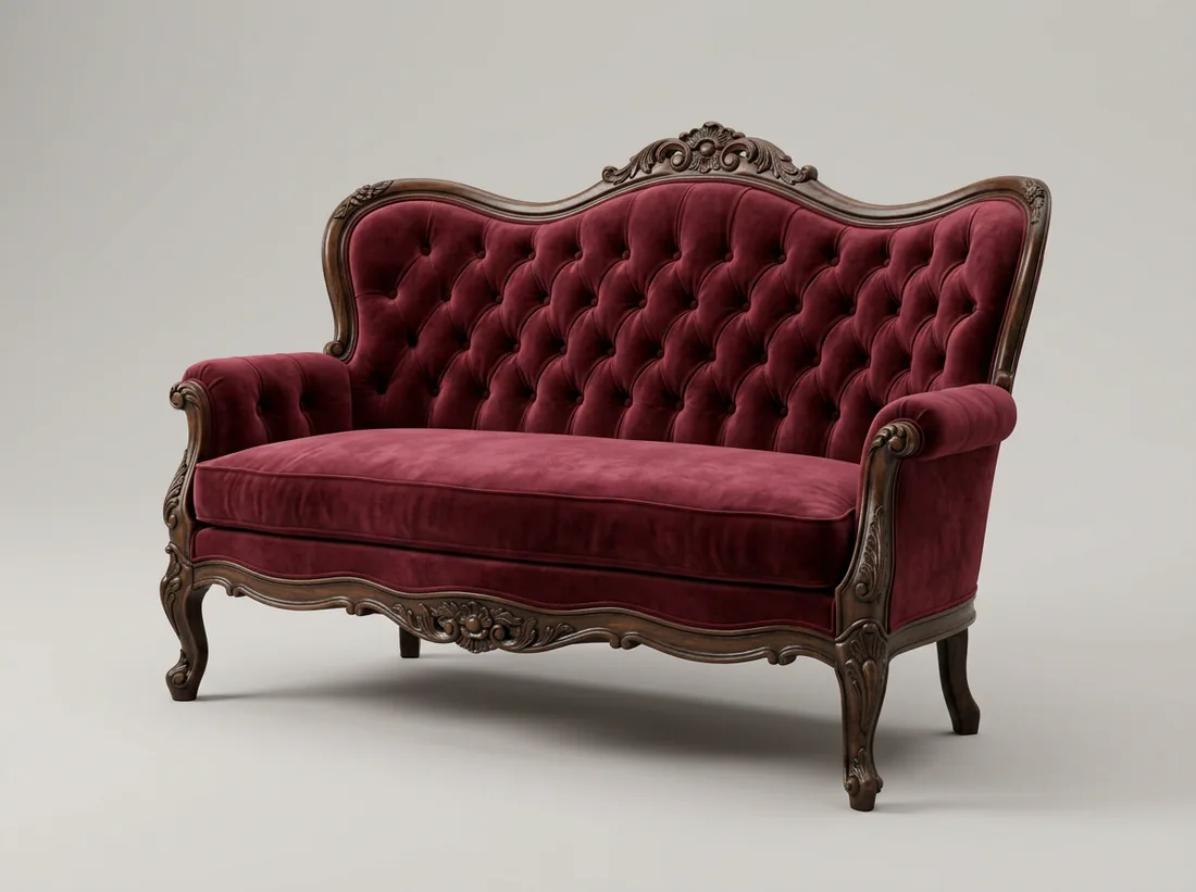 Velvet Victorian Sofa - L-shape sofa price in Pakistan, Gujrat