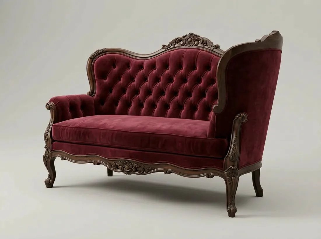 Velvet Victorian Sofa view 3 - Gujrat, Pakistan