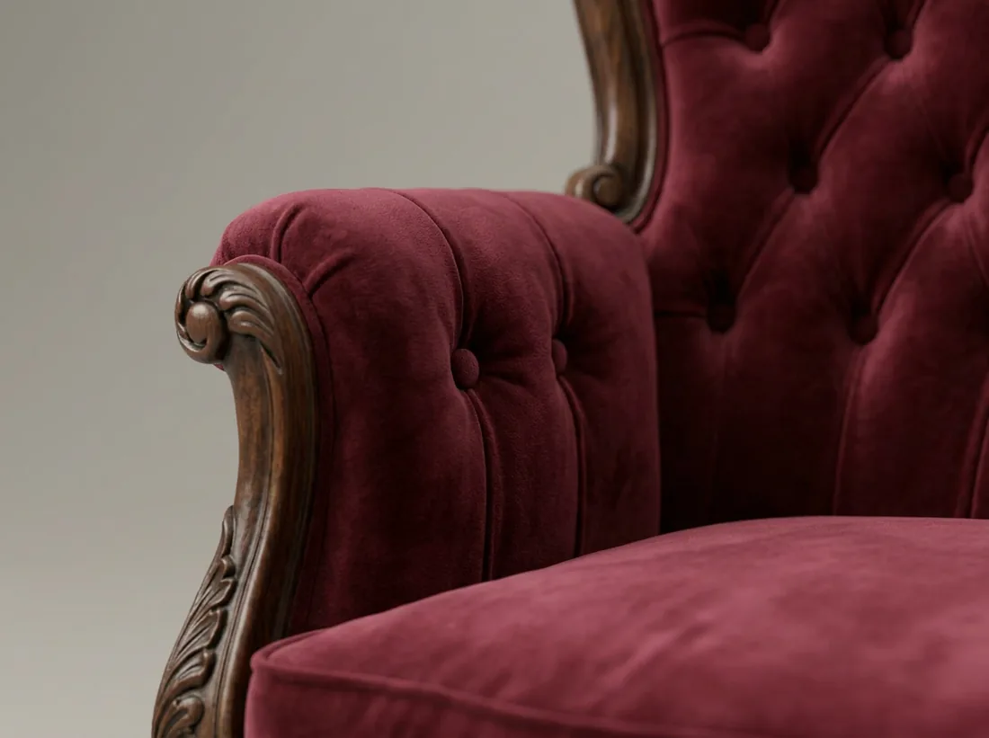 Velvet Victorian Sofa view 5 - Gujrat, Pakistan