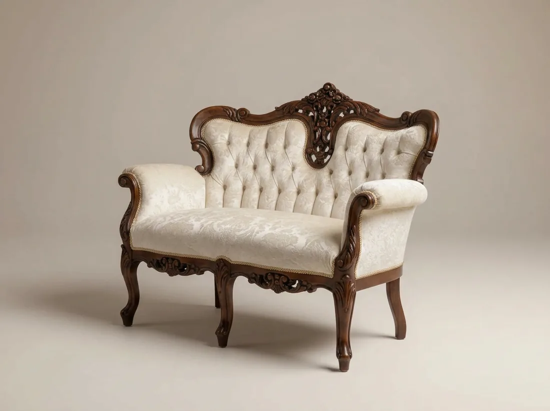 Victorian Settee view 3 - Gujrat, Pakistan