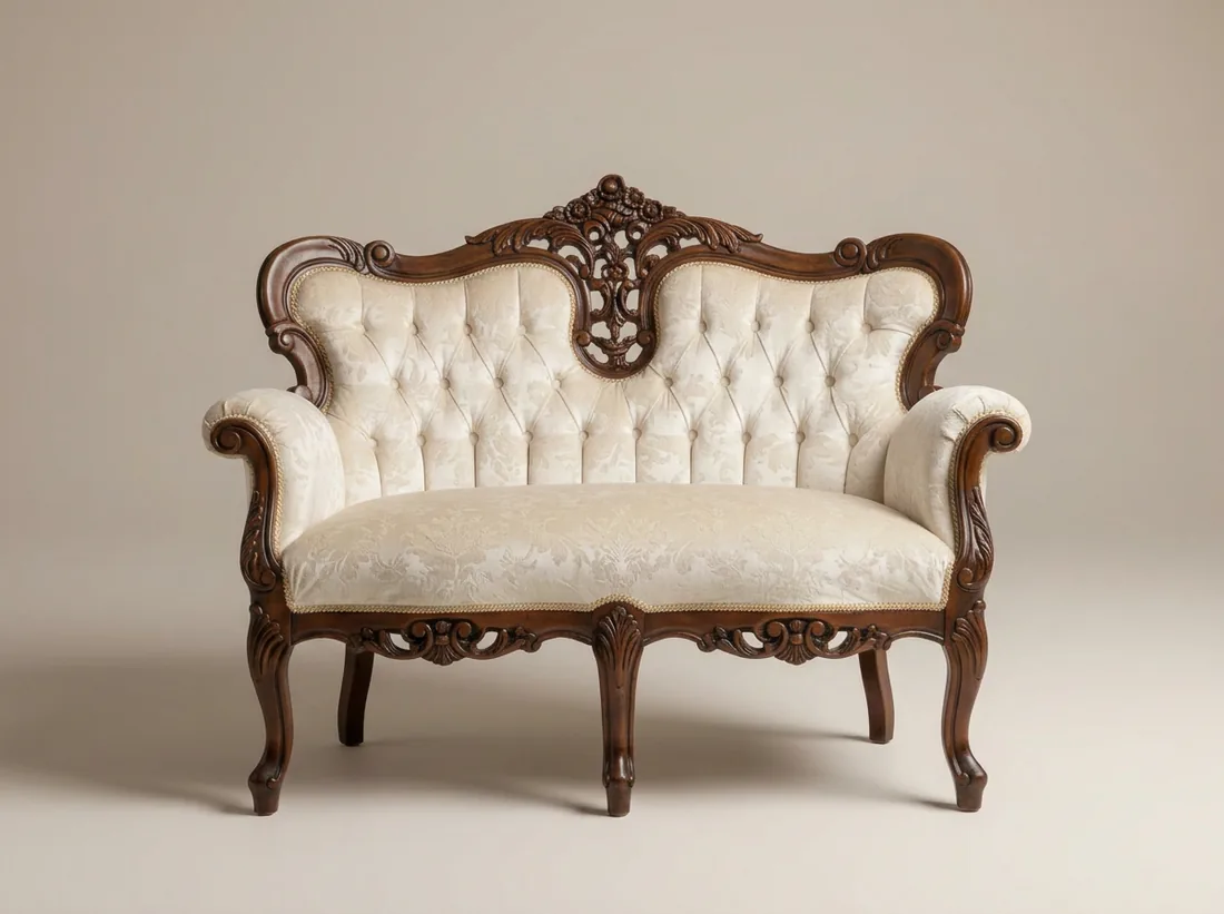Victorian Settee view 4 - Gujrat, Pakistan