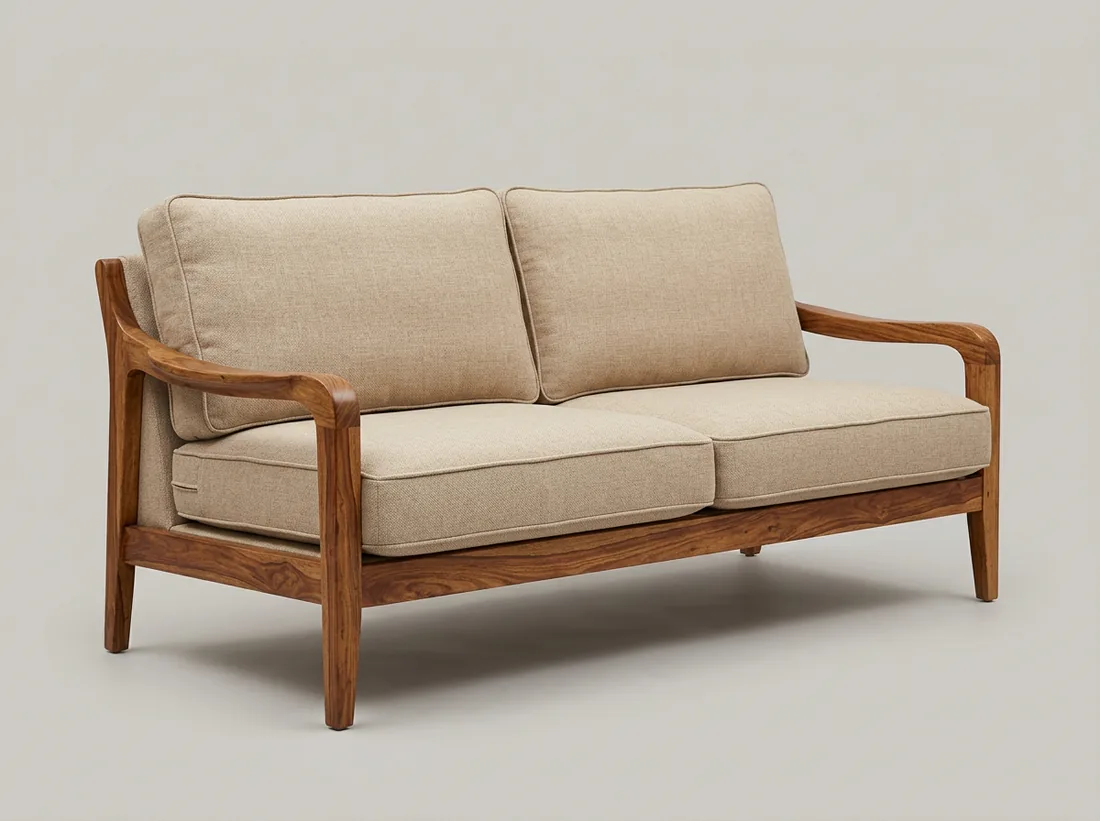 Classic Wooden Frame Sofa - L-shape sofa price in Pakistan, Gujrat