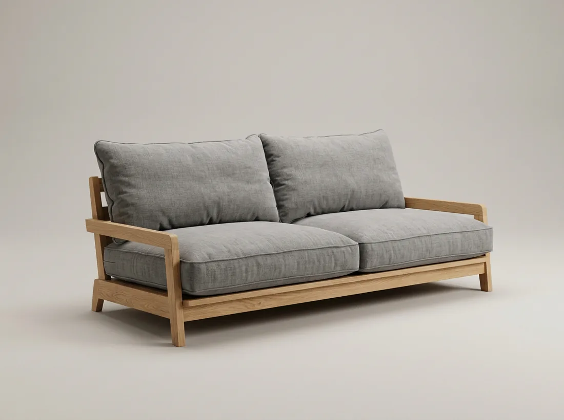 Low Wooden Floor Sofa - L-shape sofa price in Pakistan, Gujrat