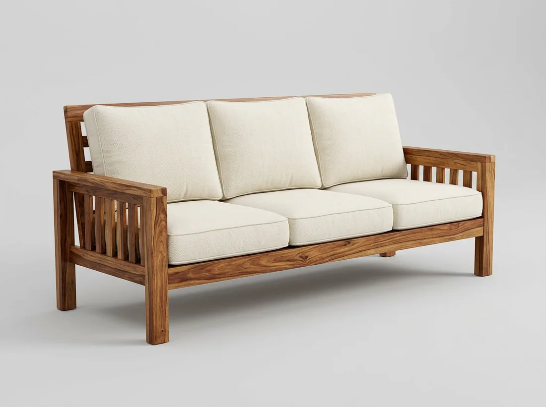 Sheesham Wood Sofa Set - L-shape sofa price in Pakistan, Gujrat