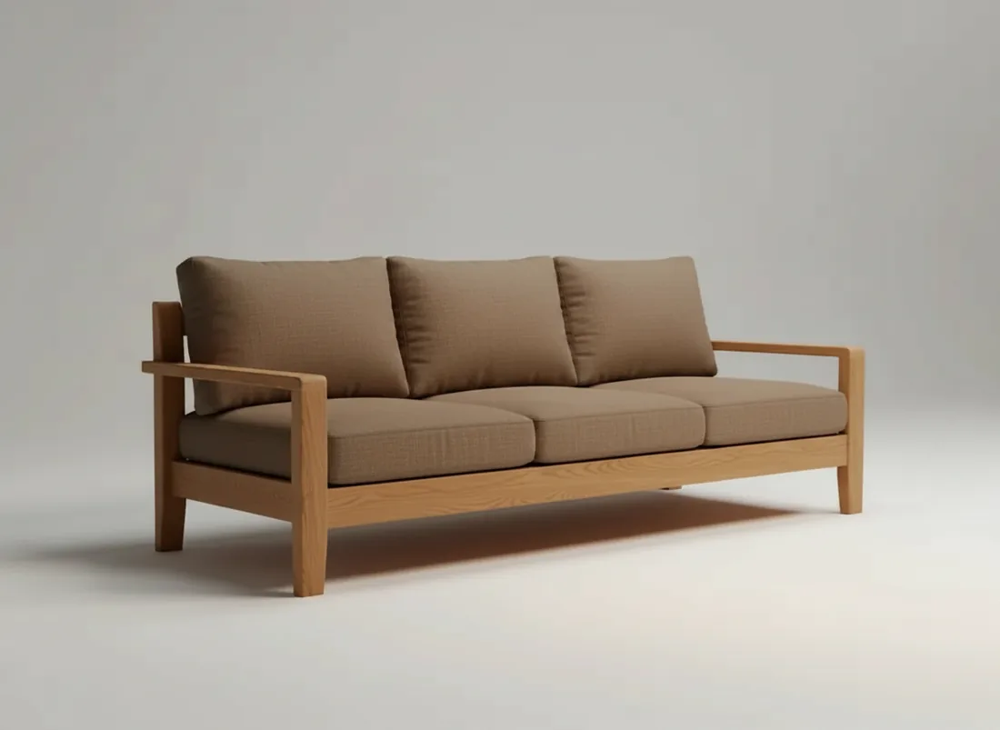 Solid Wood 3-Seater Sofa view 3 - Gujrat, Pakistan